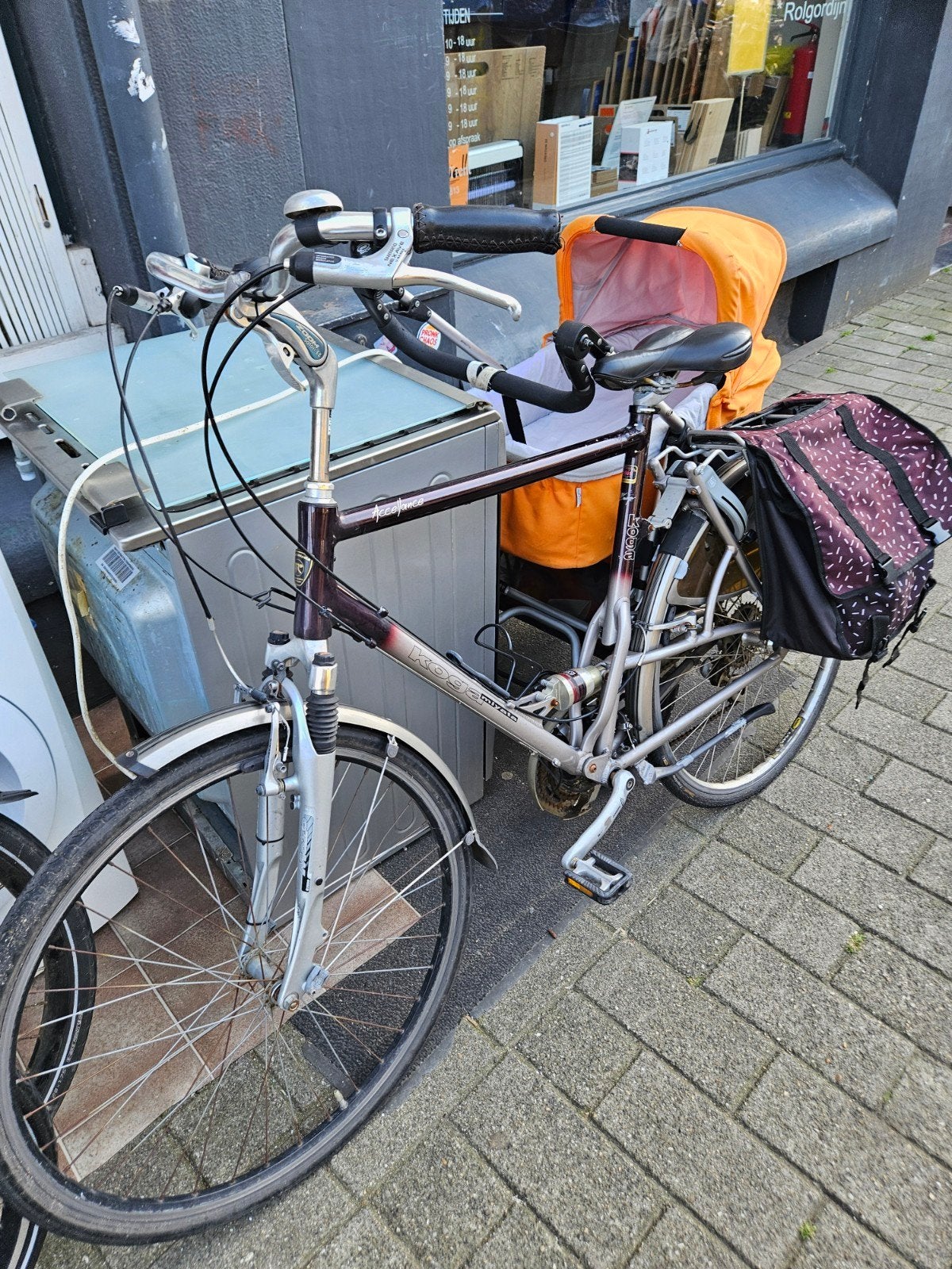 fiets 28 inch, 53 tot 56 cm, Versnellingen, Zo goed als nieuw, Trommelrem