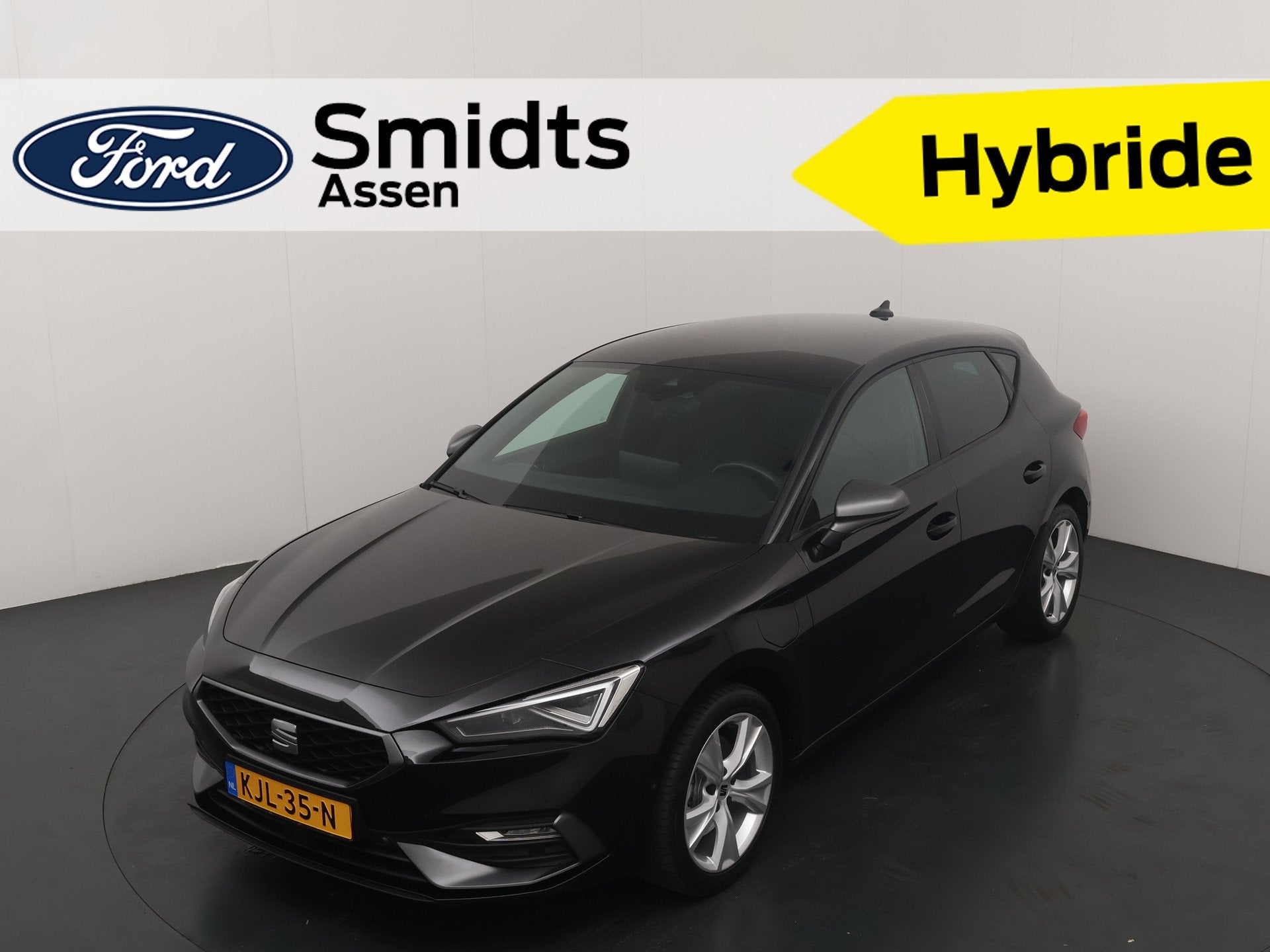 SEAT Leon 1.5 TSI e-Hybrid 204 pk FR Business | Stoel- en st, Automatische klimaatregeling, Stof, Zwart, 4 cilinders