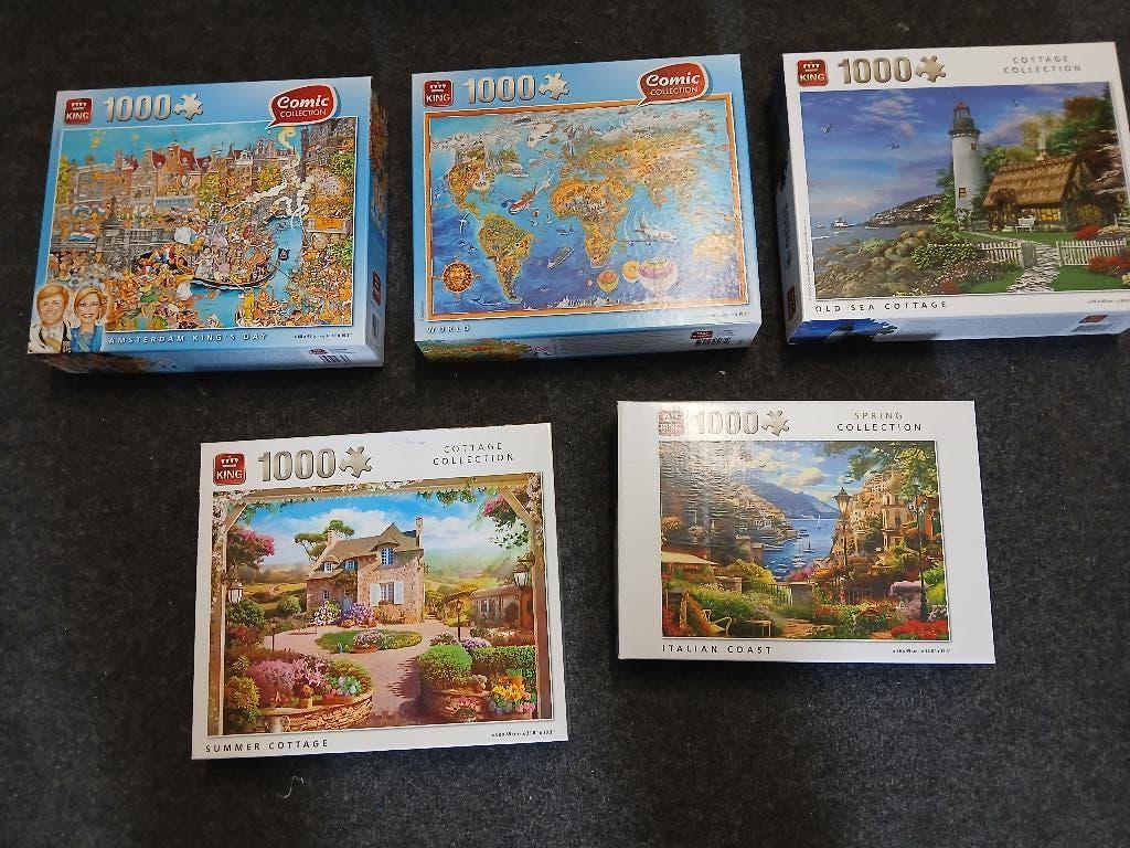 puzzels te koop, Ophalen, 500 t/m 1500 stukjes, Zo goed als nieuw, Legpuzzel