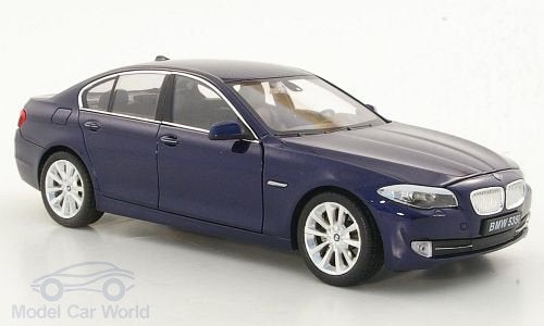 Schaalmodel BMW 535i donkerblauw, Ophalen of Verzenden, Nieuw, Auto