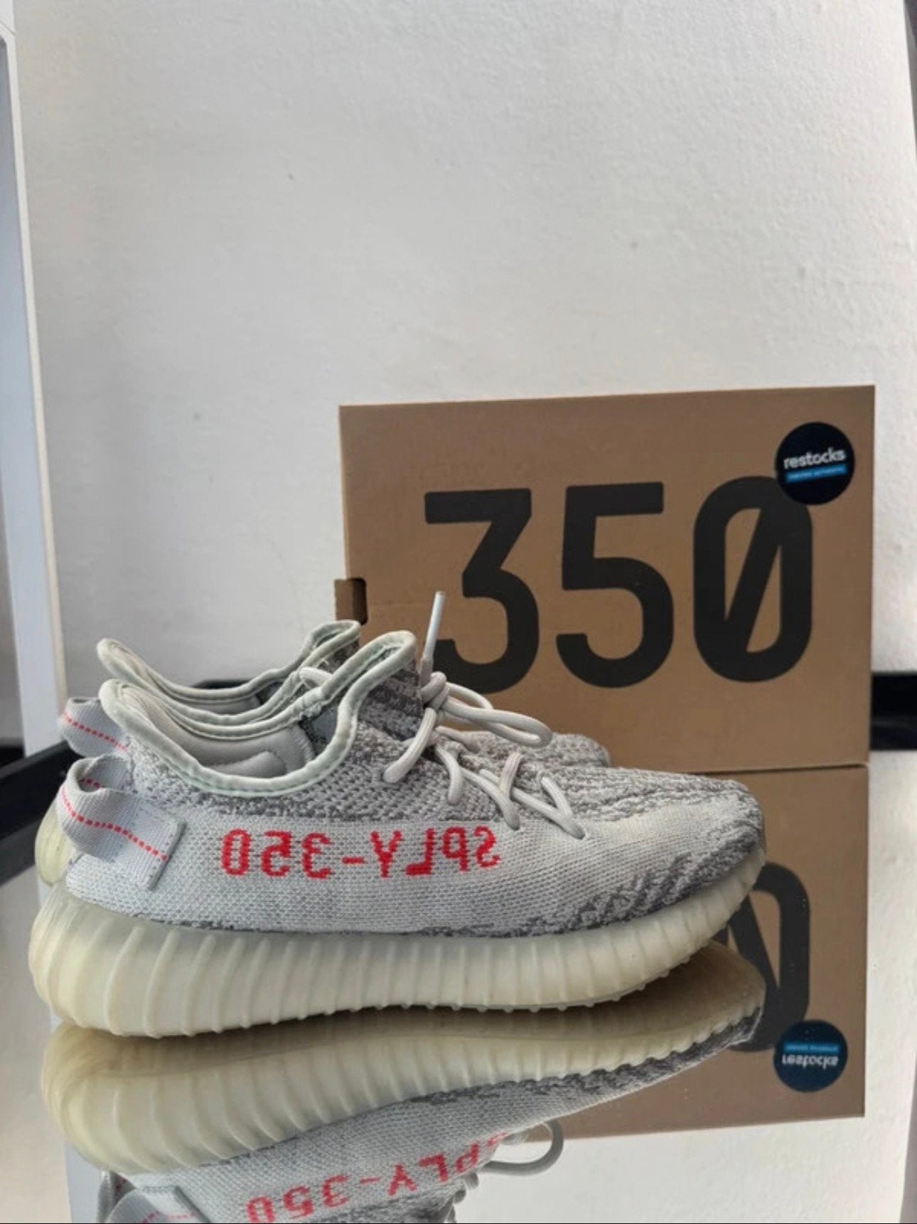 Yeezy Boost 350 Blue Tint, Wit, Ophalen of Verzenden, Sneakers of Gympen, Zo goed als nieuw