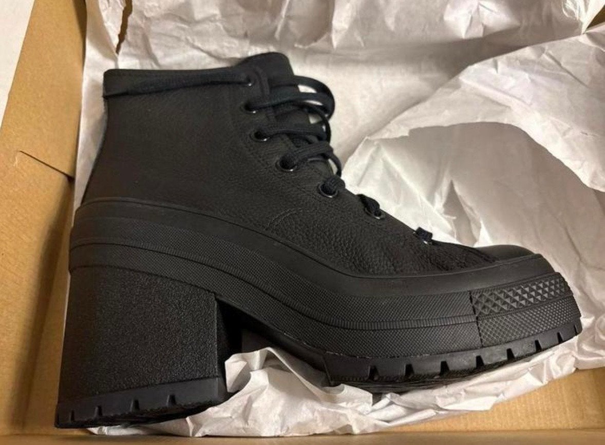 Nieuwe Converse Chuck 70 De Luxe Heel Hi - Maat 39, Kleding | Dames, Schoenen, Ophalen of Verzenden, Nieuw, Zwart, Schoenen met hoge hakken