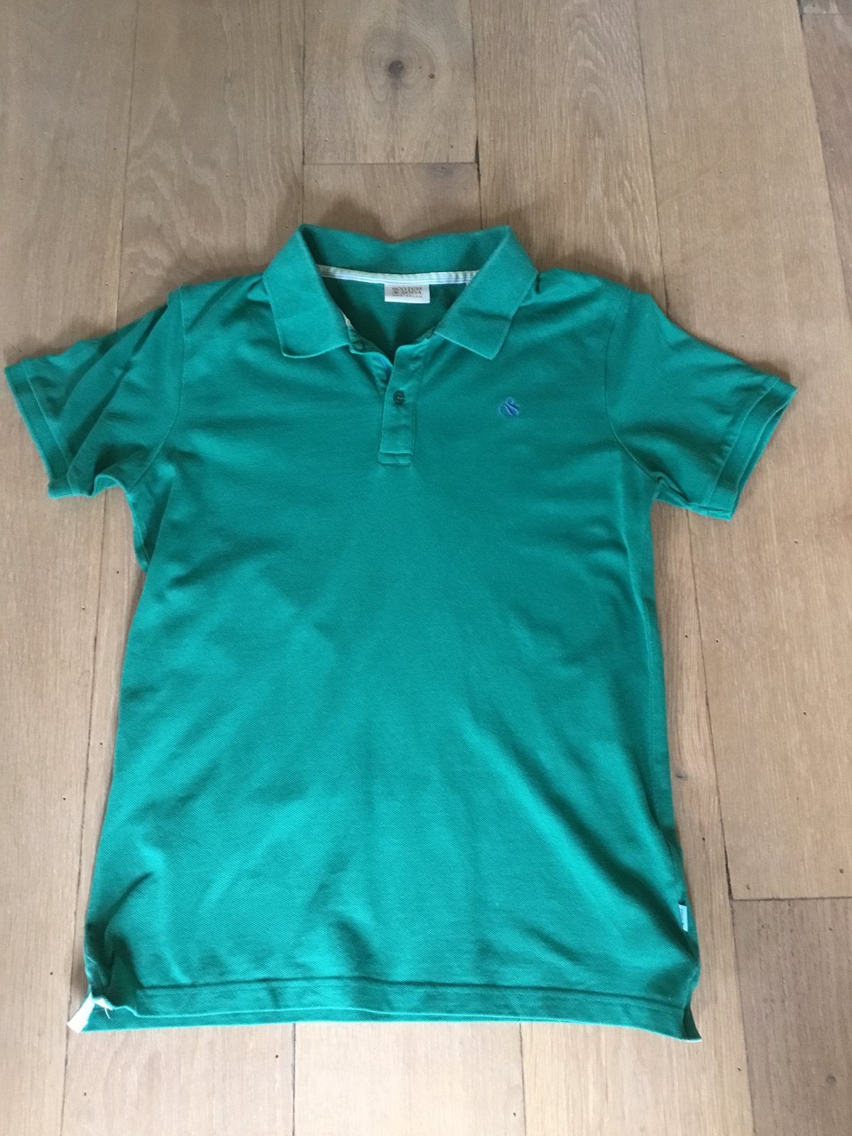 Scotch & Soda Polo Shirt Groen Maat 12/152, Ophalen of Verzenden, Zo goed als nieuw, Overige maten, Groen