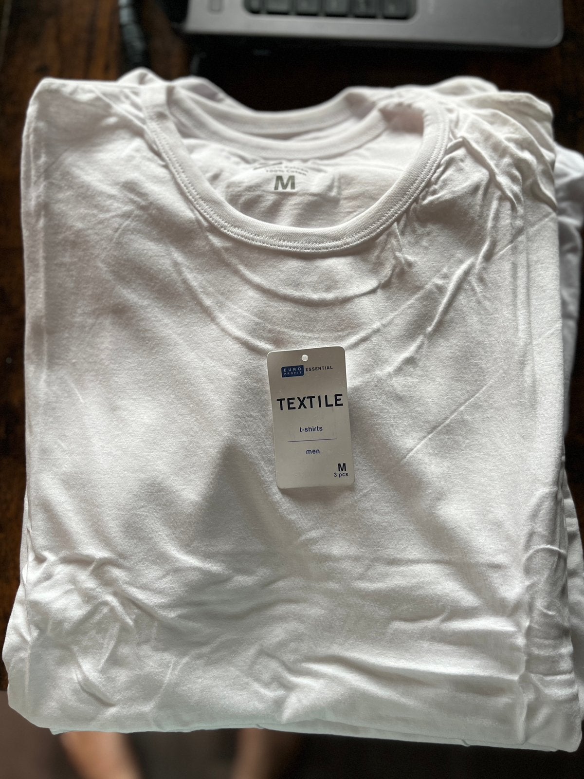 WITTE T’SHIRTS 6 STUKS MAAT M (NIEUW), Ophalen of Verzenden, Nieuw, Maat 48/50 (M), Wit