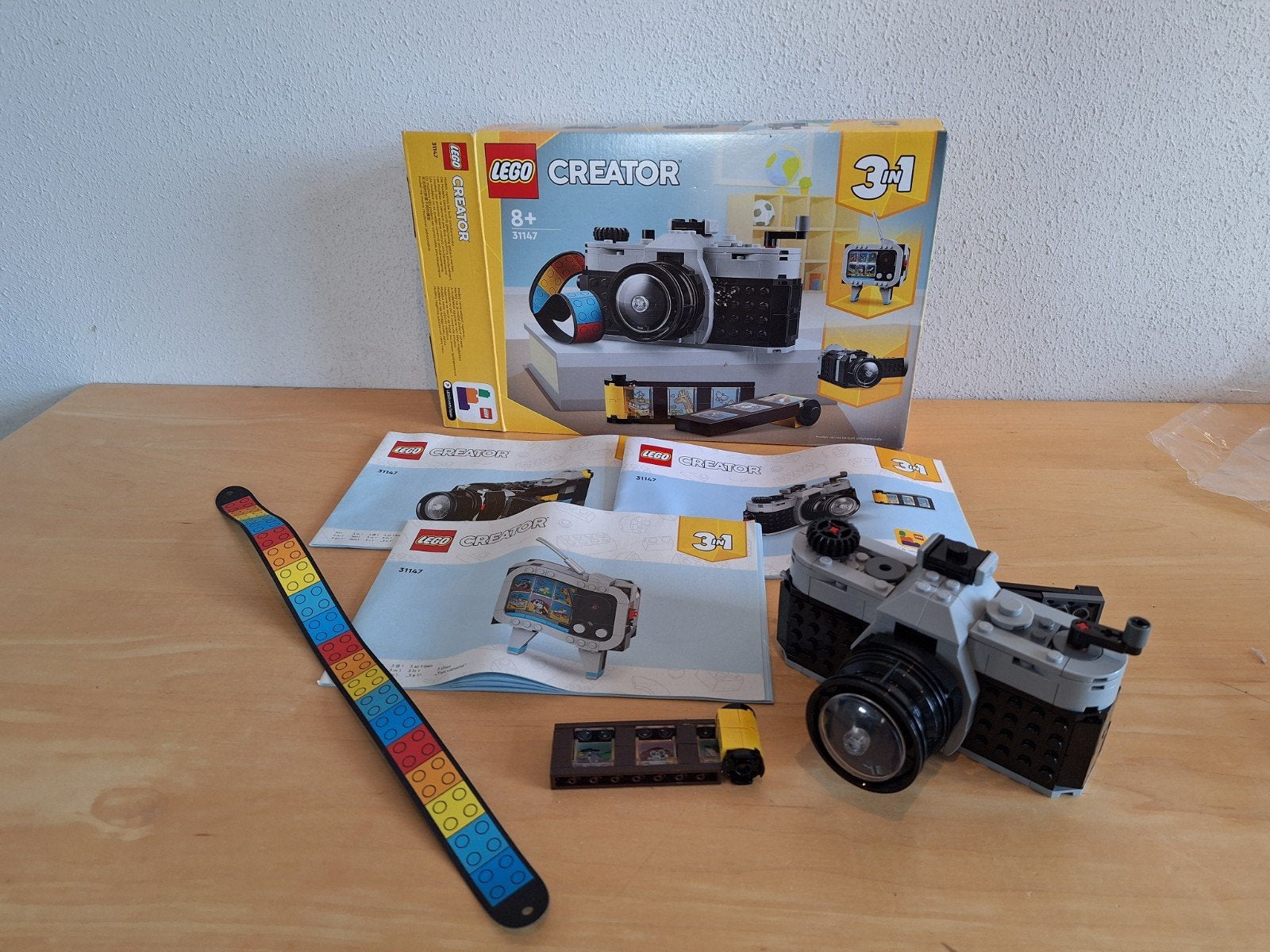 LEGO Creator 3-in-1 Retro Camera 31147, Ophalen of Verzenden, Zo goed als nieuw, Overige merken