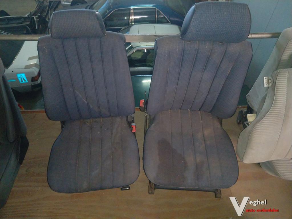 Mercedes w201 stoelen achter bank blauwe, Auto-onderdelen, Interieur en Bekleding, Ophalen, Gebruikt, -, -