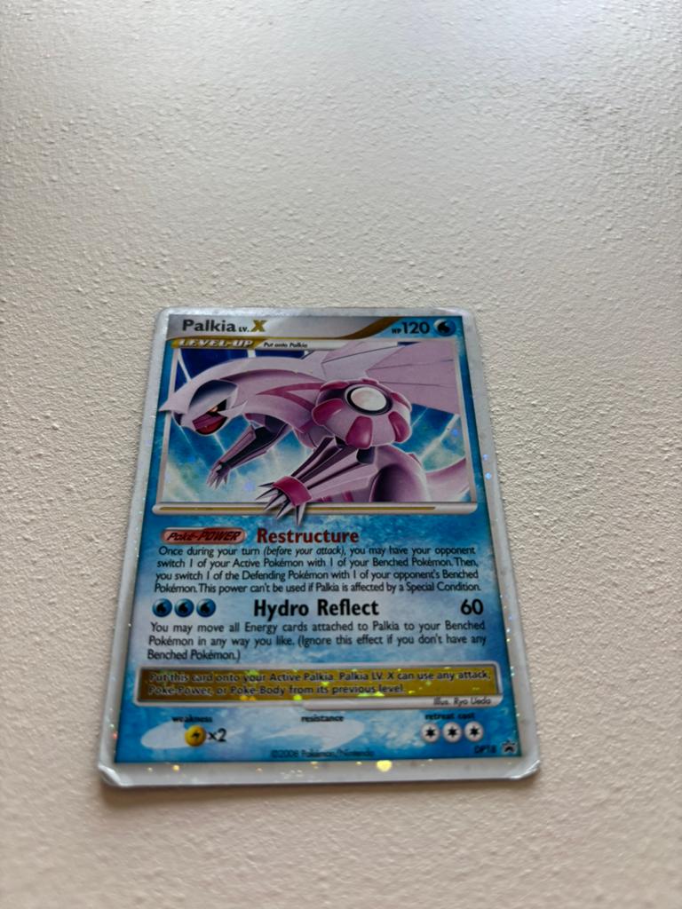 Palkia X, Hobby en Vrije tijd, Verzamelkaartspellen | Pokémon, Ophalen of Verzenden, Gebruikt, Losse kaart