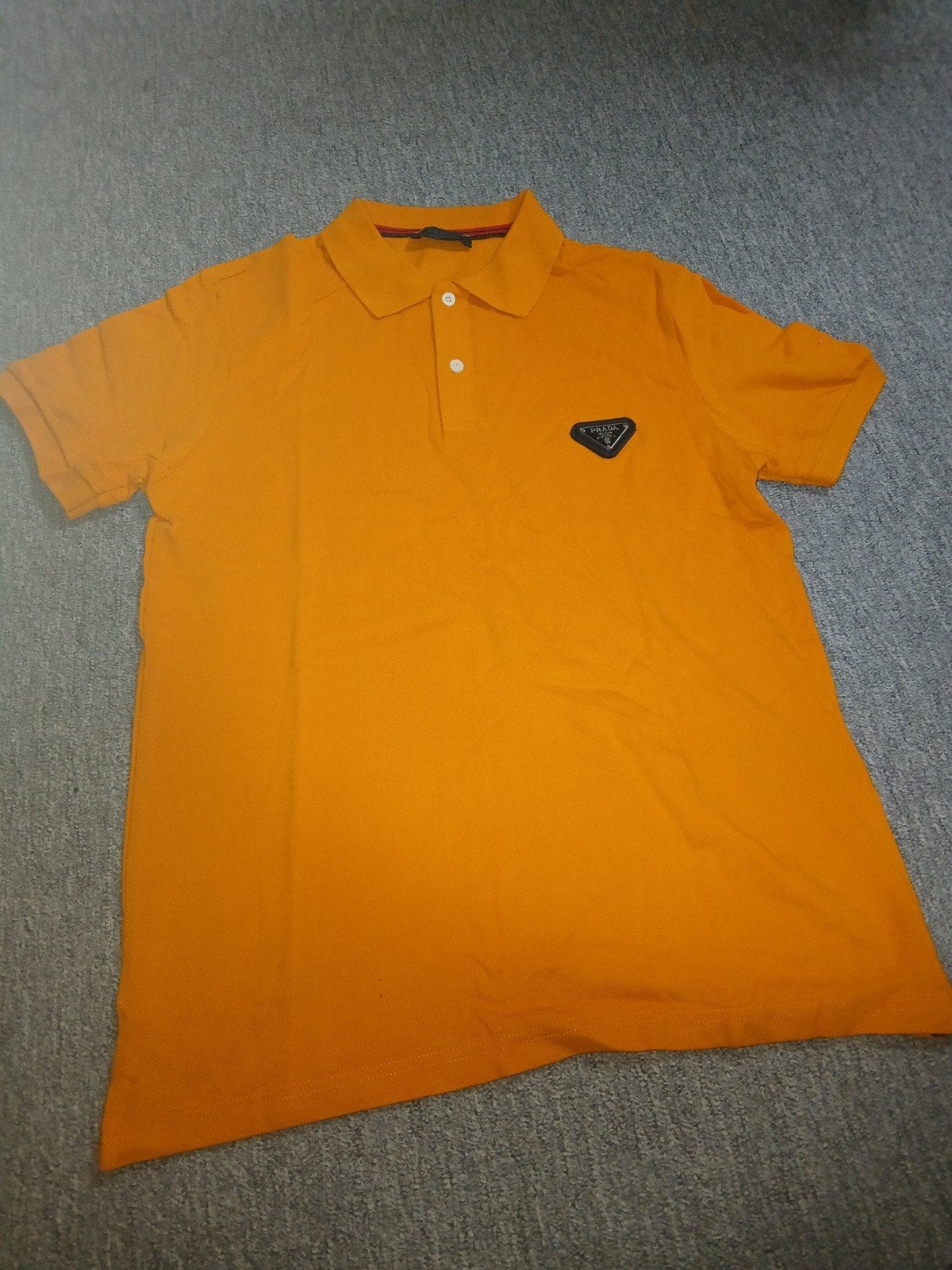 Prada heren polo - Oranje, Maat 48/50 (M), Oranje, Ophalen of Verzenden, Prada