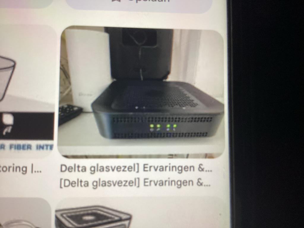Sagemcom modem voor Delta glasvezel, Computers en Software, Routers en Modems, Ophalen of Verzenden, Router met modem