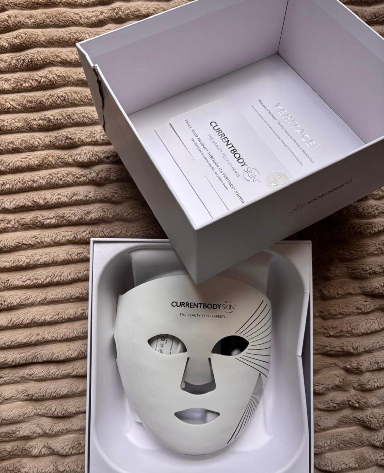 CurrentBody Skin LED Lichttherapie Masker, Gehele gezicht, Wit, Nieuw, Ophalen of Verzenden