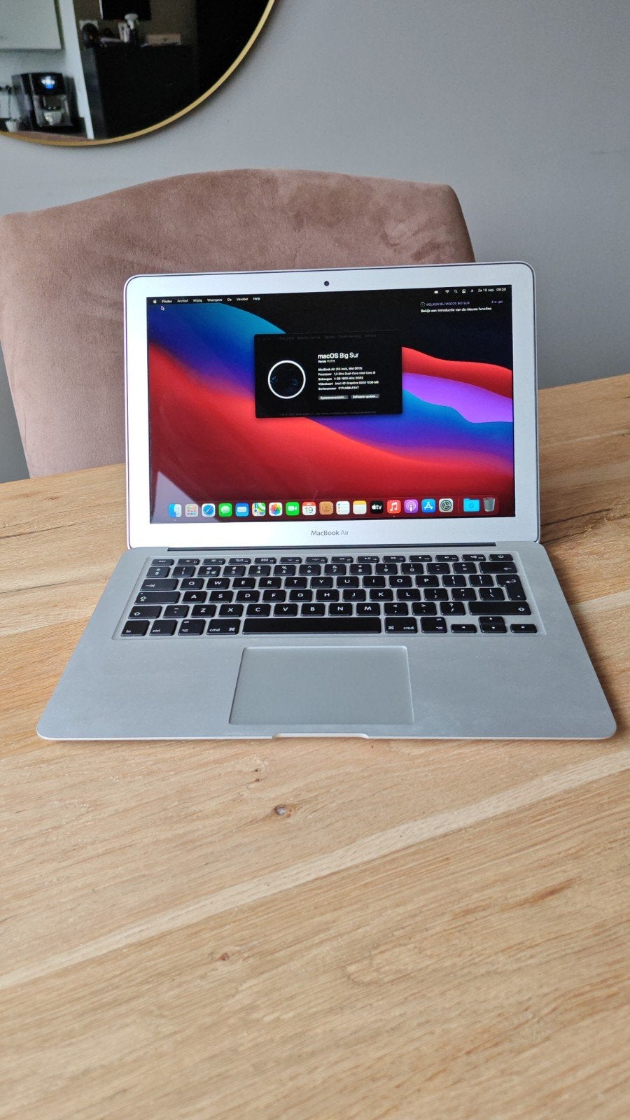 Apple MacBook Air 13” 2013 – i5 – 4GB – Zeer nette staat, Computers en Software, 2 tot 3 Ghz, Qwerty, 13 inch, Ophalen of Verzenden