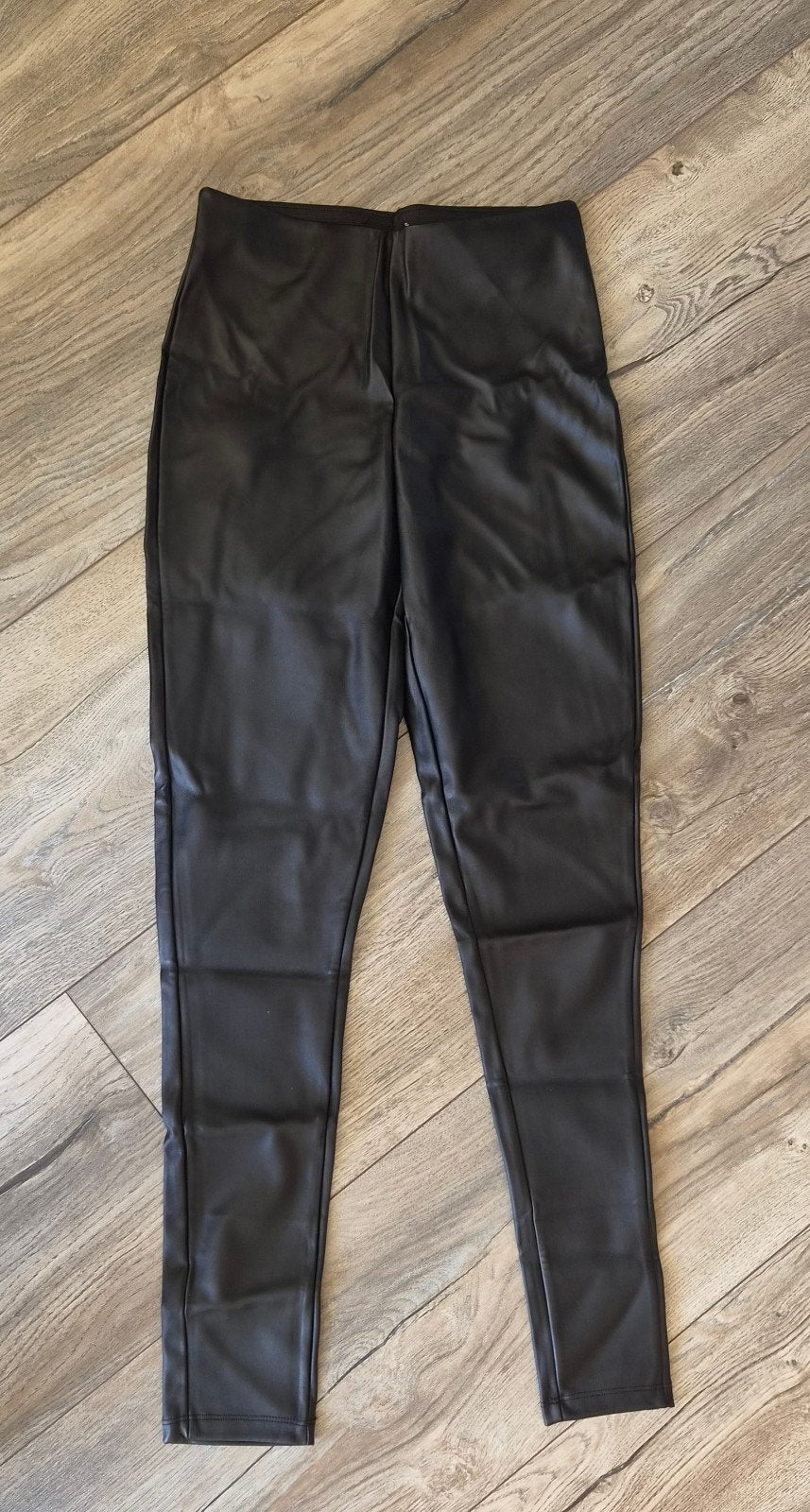 Nieuwe leren broek - XS, Zwart, Nieuw, Maat 34 (XS) of kleiner, Lang