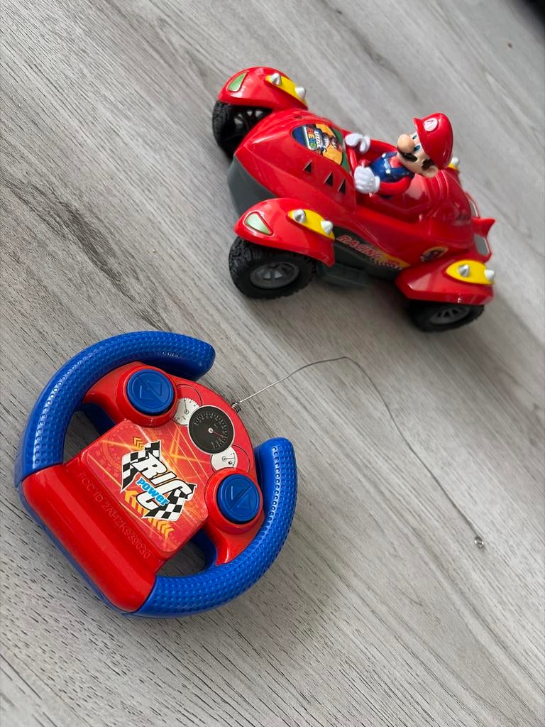 Mario Kart RC Auto met Afstandsbediening, Ophalen of Verzenden, Gebruikt