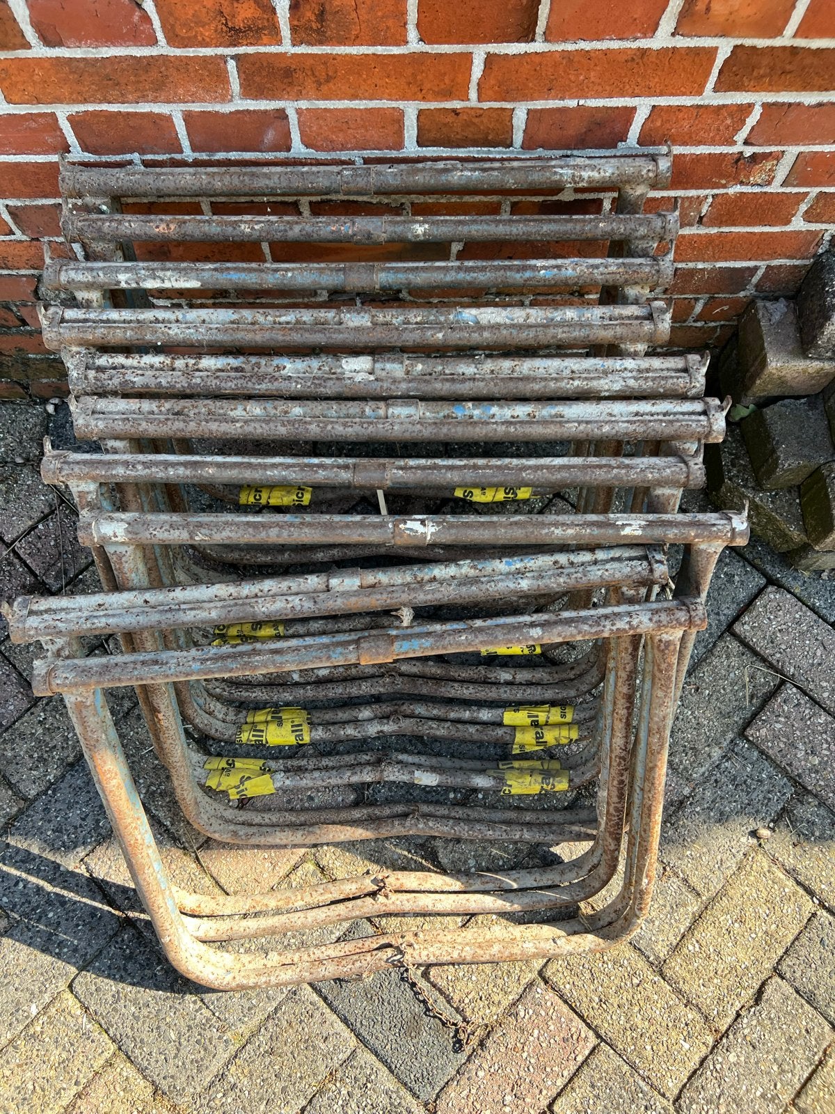 metselschraag / schraag / schragen / metselaarsbokken - 10st, Ophalen, Gebruikt, Overige typen, Minder dan 2 meter