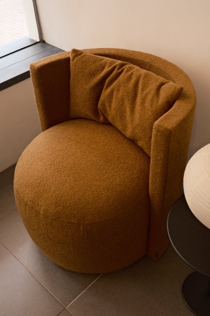 Passe Partout Pastille Seat - Mosterdgeel - Showroommodel, Huis en Inrichting, Ophalen, Minder dan 75 cm, Nieuw, 50 tot 75 cm