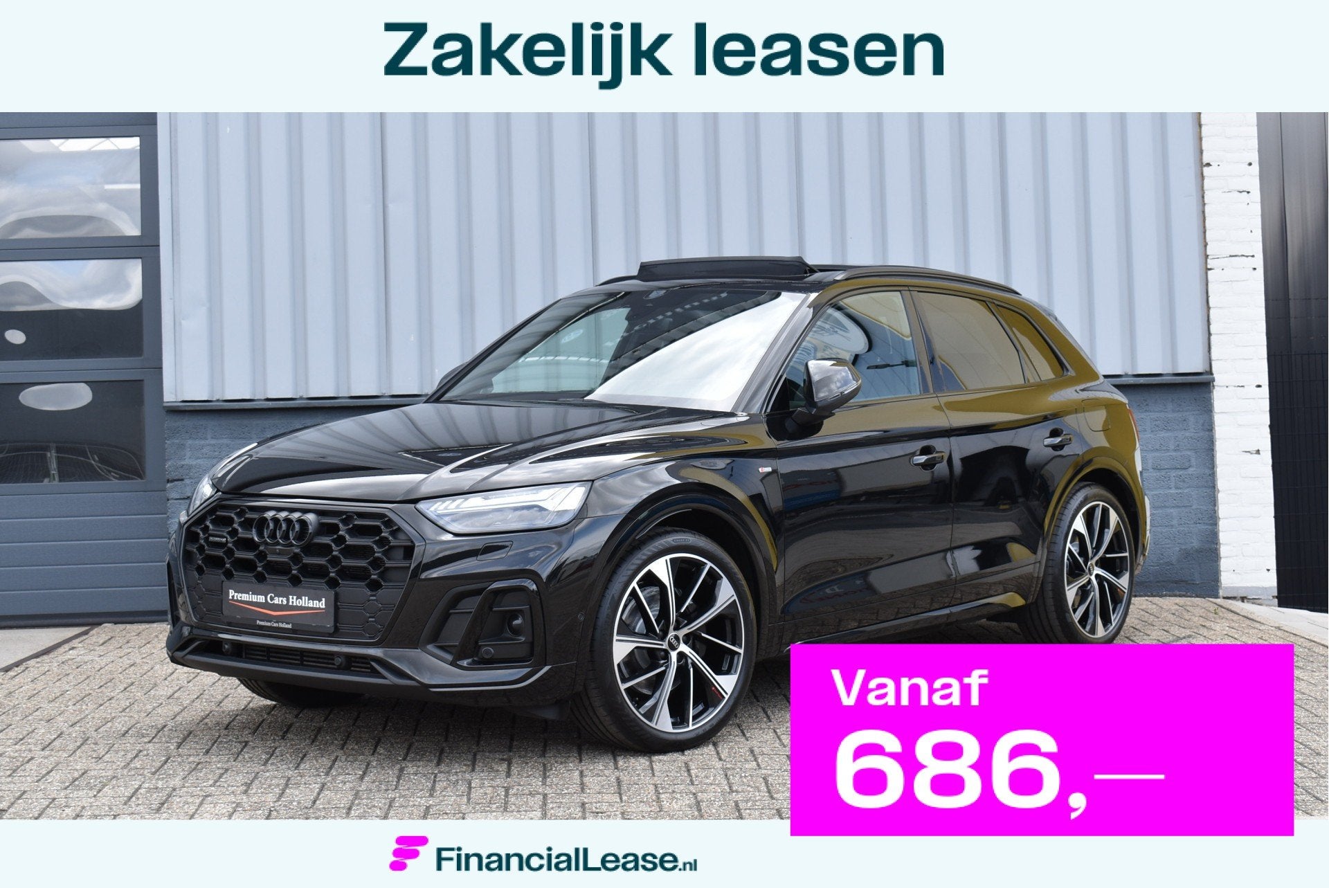 Audi Q5 50 TFSI e S-Line Competition Pano Luchtvering RS-Sto, Automaat, Dealer onderhouden, Gebruikt, Zwart