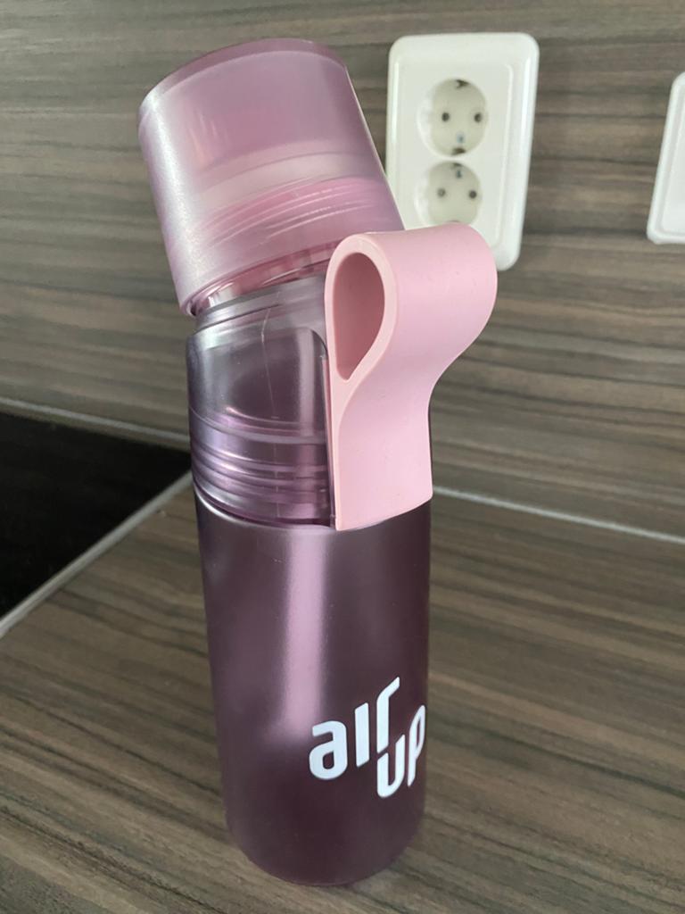 Air Up drinkfles paars met roze accenten, Ophalen, Zo goed als nieuw