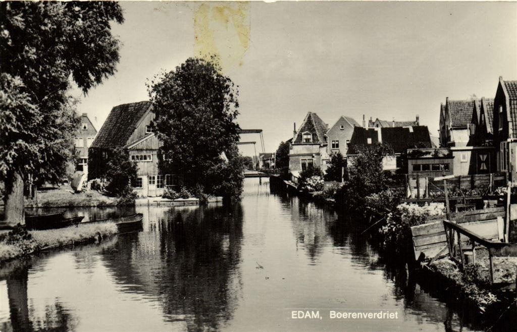 Edam, Boerenverdriet - 1972 gelopen, Ophalen of Verzenden, 1960 tot 1980, Gelopen, Noord-Brabant