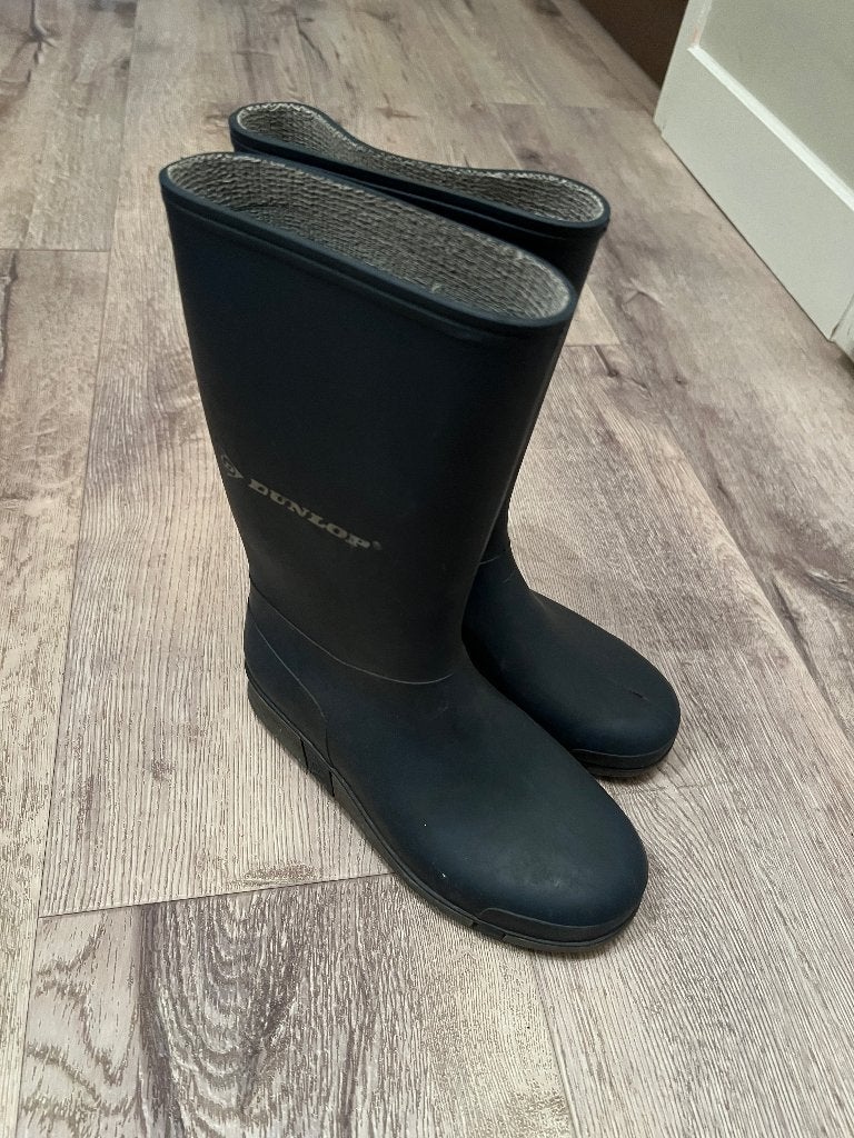 Dunlop regenlaarzen maat 34, Ophalen, Gebruikt, Jongen of Meisje, Laarzen