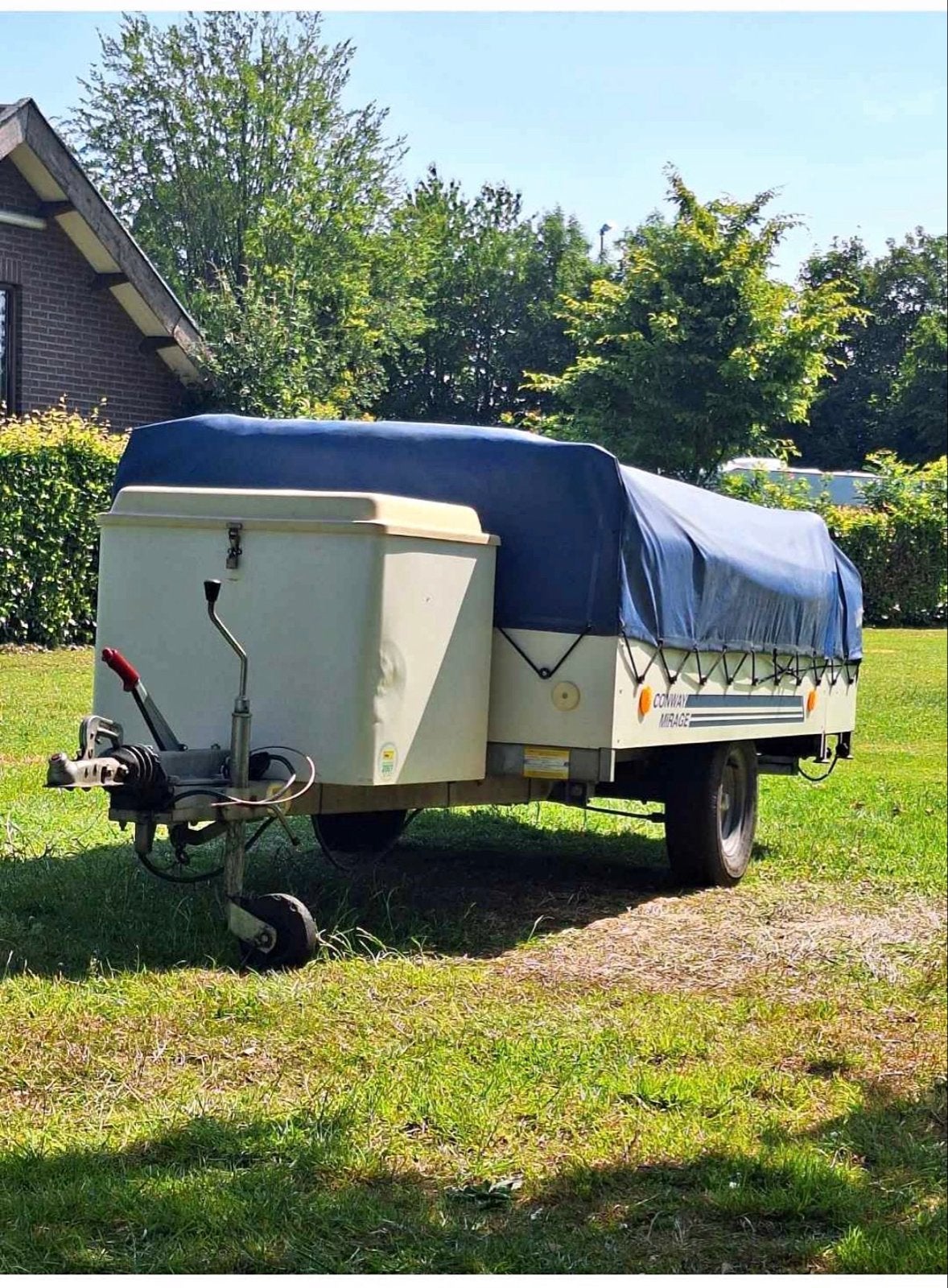 Conway Vouwwagen met Keuken en div extra’s 600 kg, 6p, Aanwezig, Tot en met 6, Groen, Ophalen
