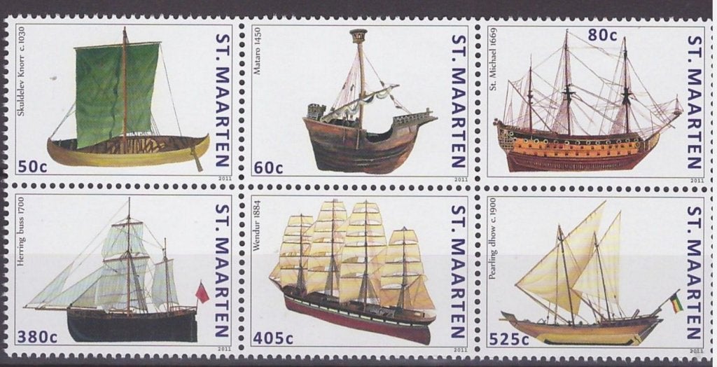 01-07 Sint Maarten 47/53 postfris, Verzenden, Postfris