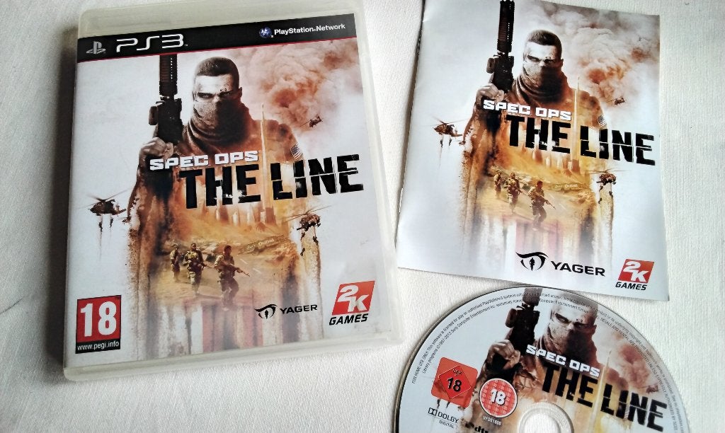 Spec Ops The Line PS3 Compleet  Zeldzaam  z.g.a.n. V.A. €24, Vanaf 18 jaar, Shooter, 1 speler, Ophalen of Verzenden