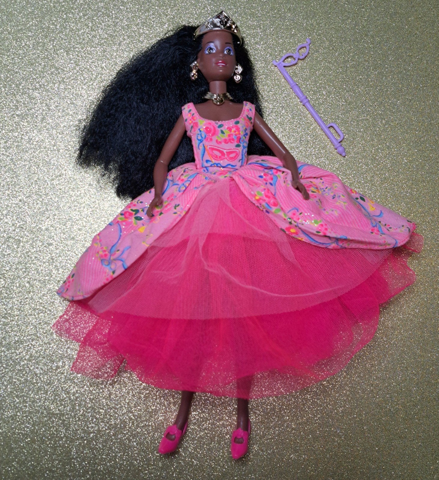 Vintage Hasbro Sindy Prinses Imani barbiepop 1990s, Verzenden, Zo goed als nieuw, Barbie
