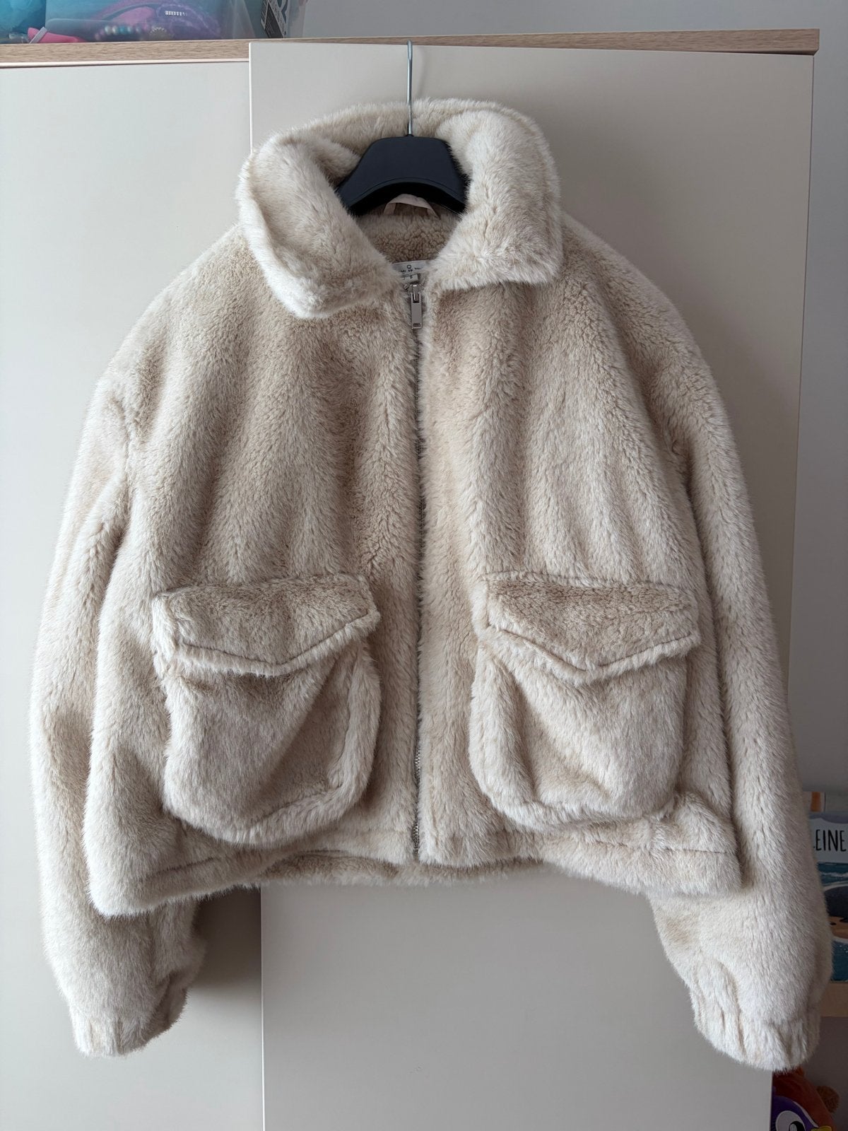 Warme en zachte faux fur jas - Nieuw zonder kaartje, Ophalen of Verzenden, Nieuw, Beige