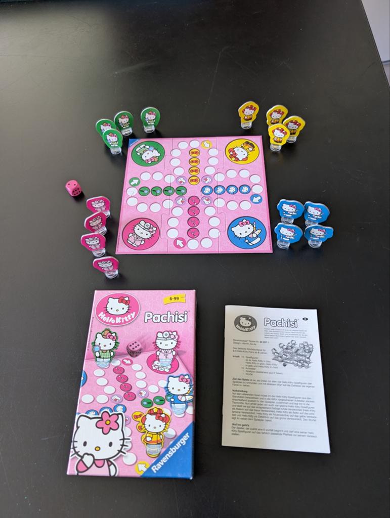 Hello Kitty Pachisi Bordspel - Ravensburger, Hobby en Vrije tijd, Gezelschapsspellen | Bordspellen, Een of twee spelers, Ophalen