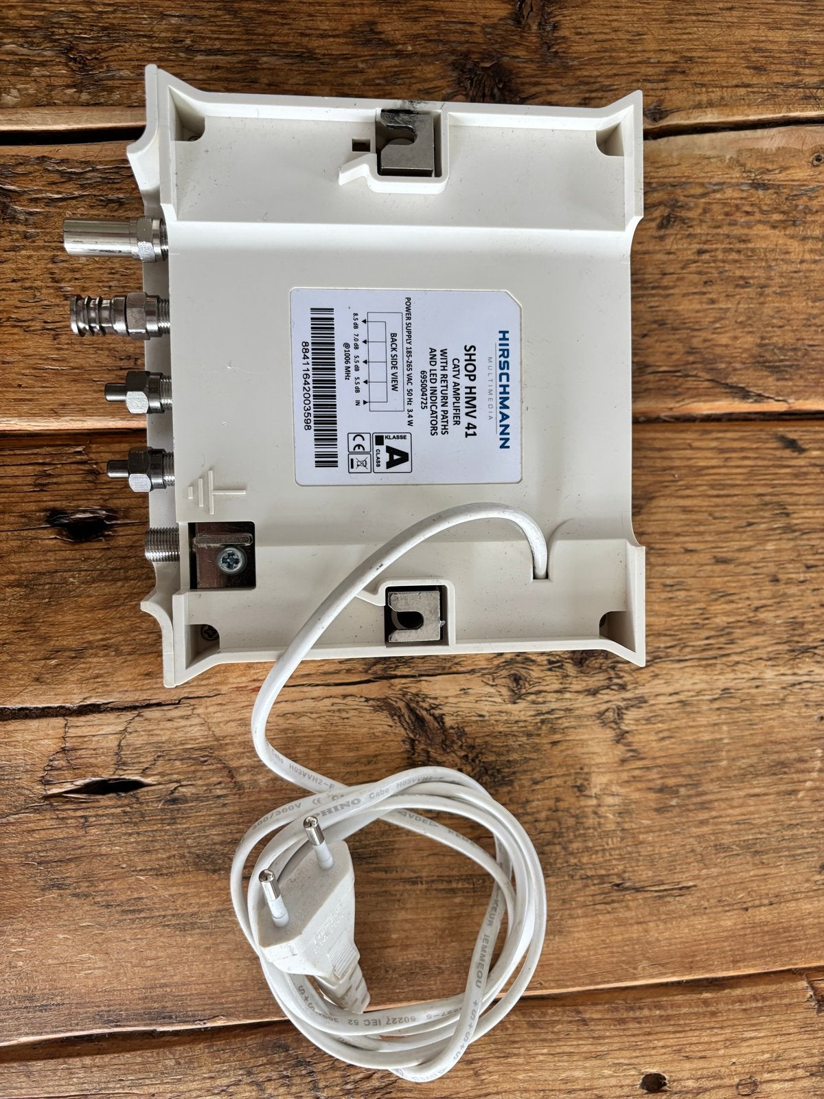Hirschmann HMV 41 Multimedia Versterker - Zo goed als nieuw, Ophalen of Verzenden, Zo goed als nieuw, Minder dan 2 meter, Tv-kabel