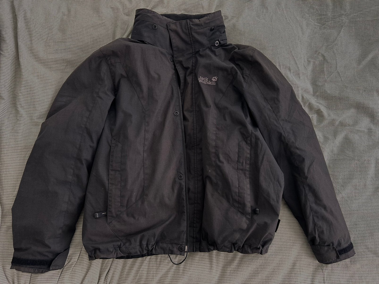 Jack wolfskin ski jas, Ophalen of Verzenden, Zo goed als nieuw, Maat 48/50 (M), Zwart