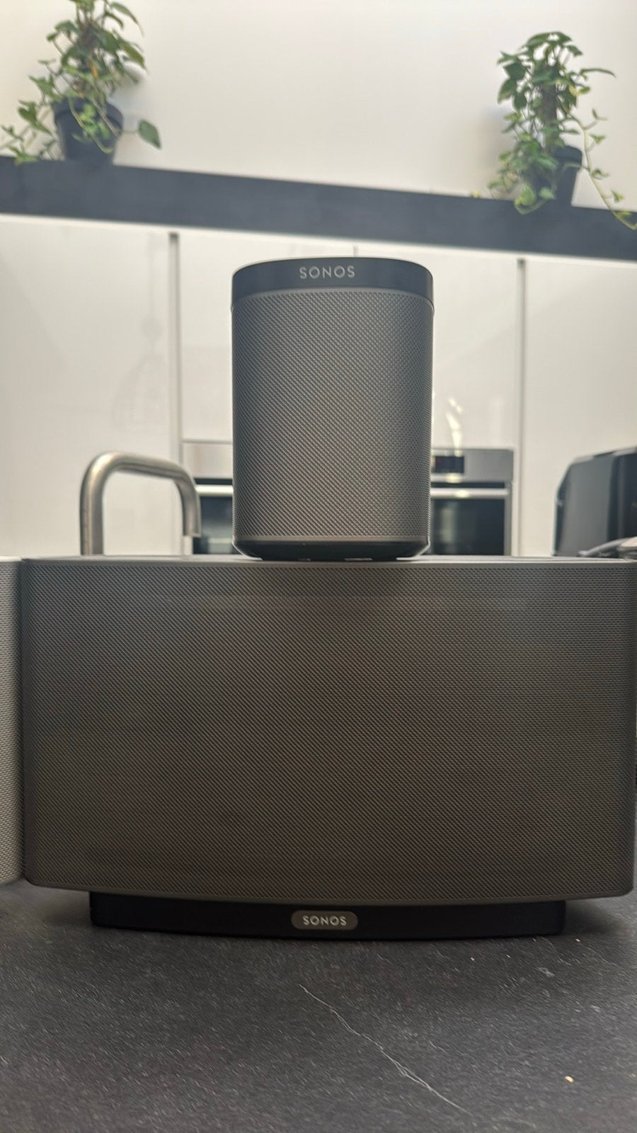Sonos S1 Set: 2x Play:5 & 2x Play:1 (Gen 1), Audio, Tv en Foto, Ophalen, Gebruikt, Speakerset, WiFi