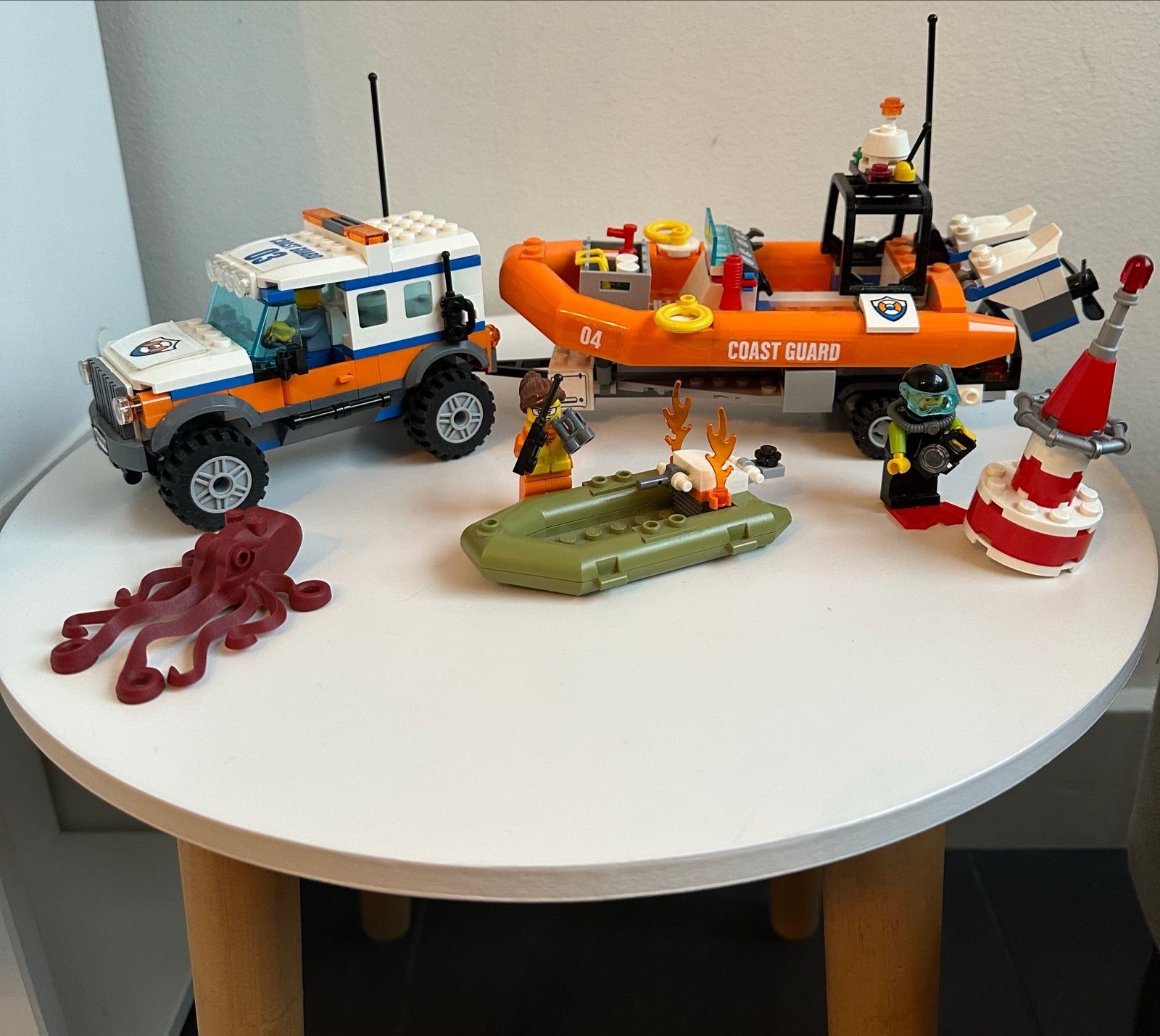 Lego City 60165 - Reddingsvoertuig met boot, Ophalen of Verzenden, Zo goed als nieuw, Lego
