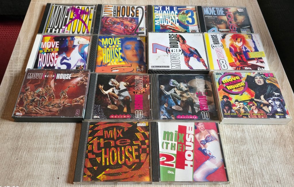 Move The House collectie 14 albums house classics oldschool, House, Eerste persing, Verzenden, Zo goed als nieuw