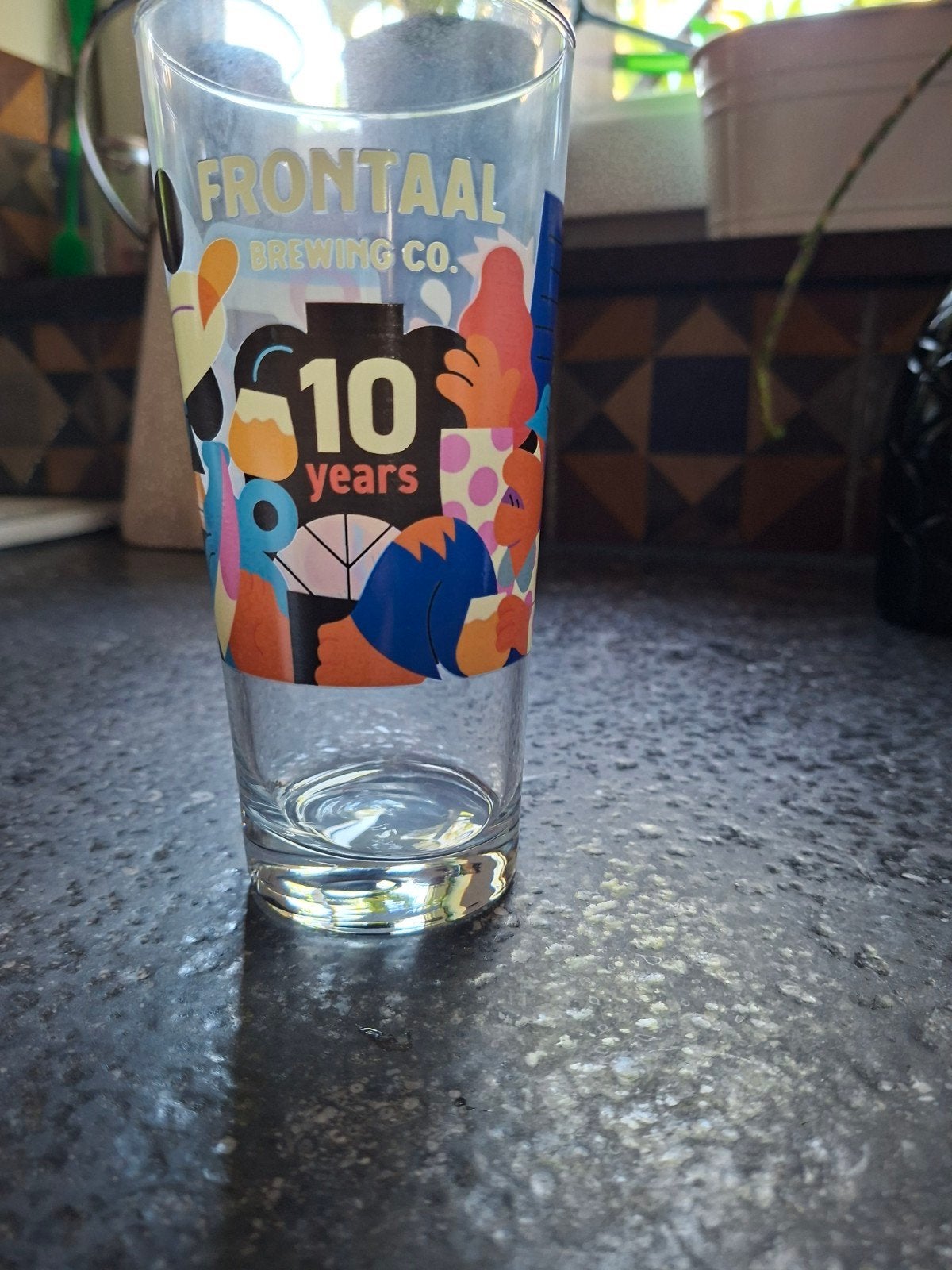 Frontaal glazen 10 stuks nieuw, Verzamelen, Glas en Borrelglaasjes, Ophalen, Nieuw, Bierglas