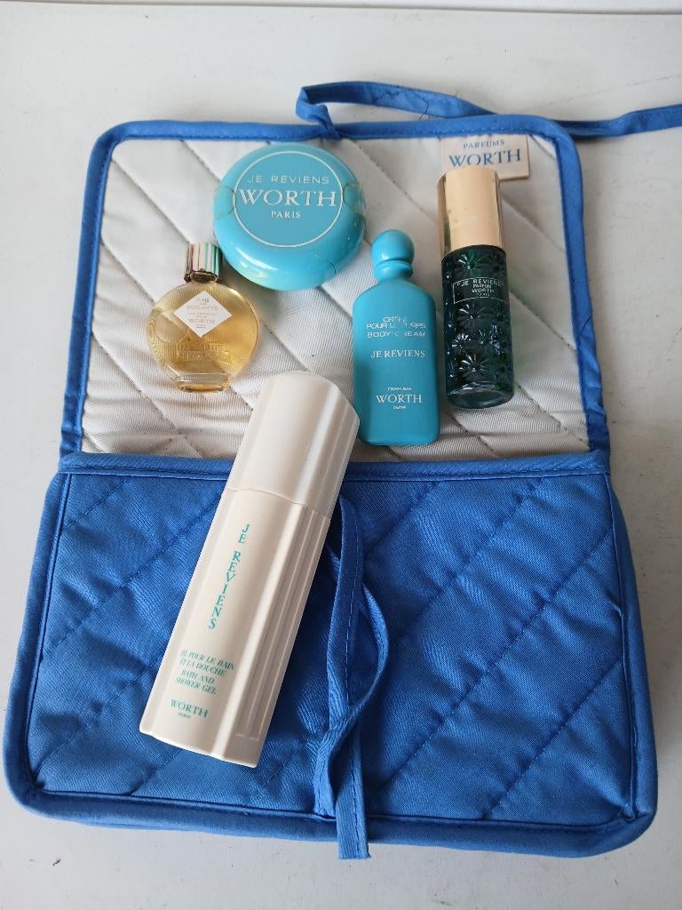 VINTAGE  Worth Je Reviens : PARFUM spray,gastenzeep, mini, Verzenden, Nieuw, Parfumfles, Gevuld