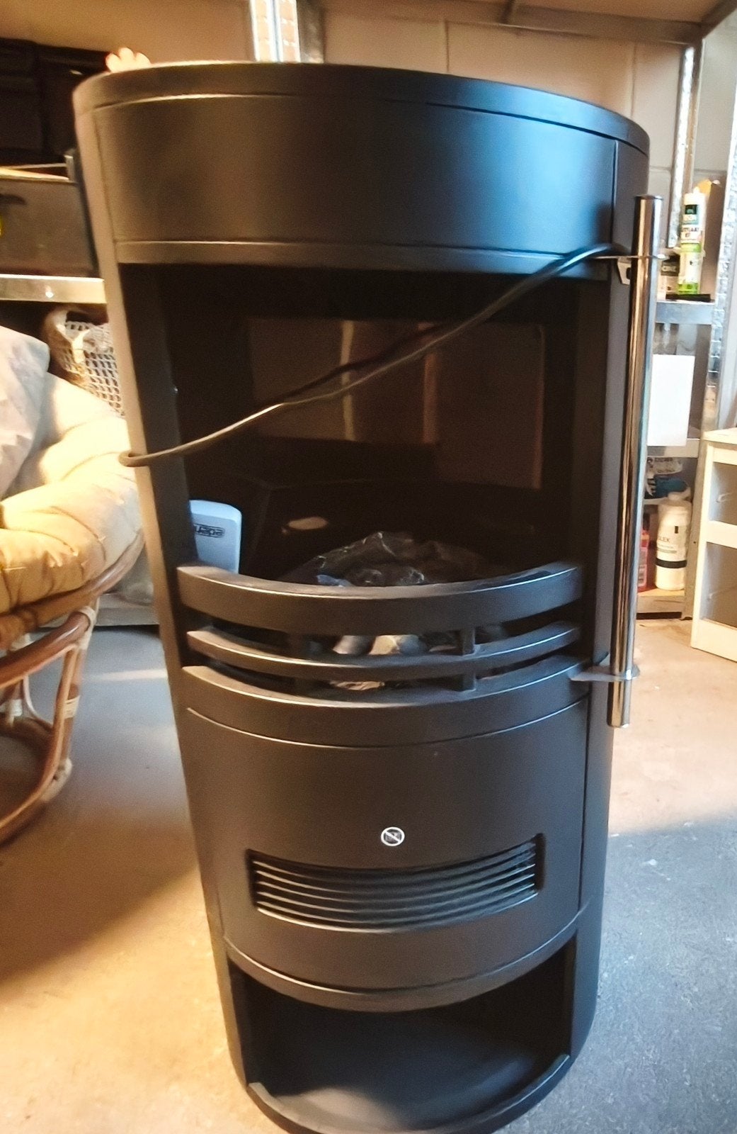 Eurom Sfeerhaard Kachel 2000W met Thermostaat, Huis en Inrichting, Kachels, Ophalen, Gebruikt, Overige soorten, Elektrisch