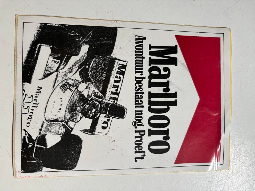 Zandvoort F1 Marlboro stickers - Vintage, Verzamelen, Ophalen of Verzenden, Gebruikt, Sport