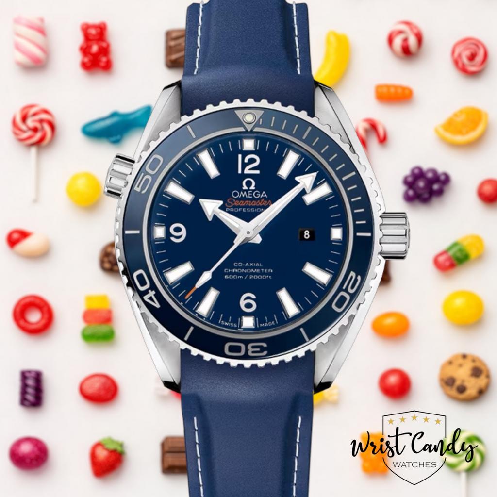 Omega Seamaster Planet Ocean 37,5mm • 2021 • ongedragen, Info@wristcandy.nl, Overige materialen, Nieuw, Ophalen of Verzenden