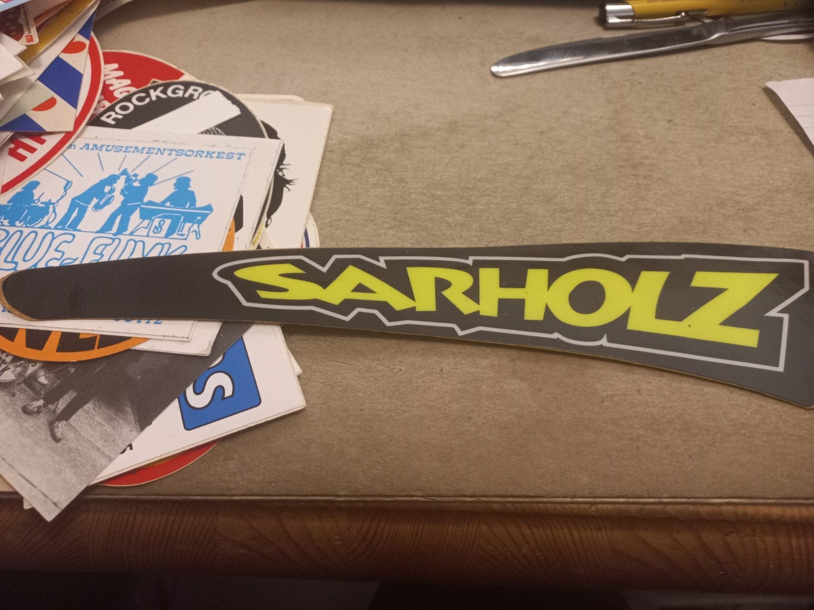 Sarholz Sticker - Uniek verzamelobject, Ophalen of Verzenden