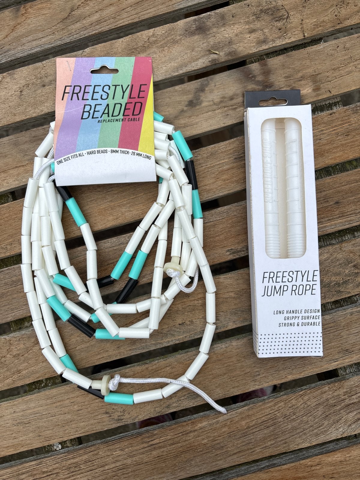 Freestyle springtouw met grip en kralen (nieuw), Ophalen of Verzenden, Nieuw