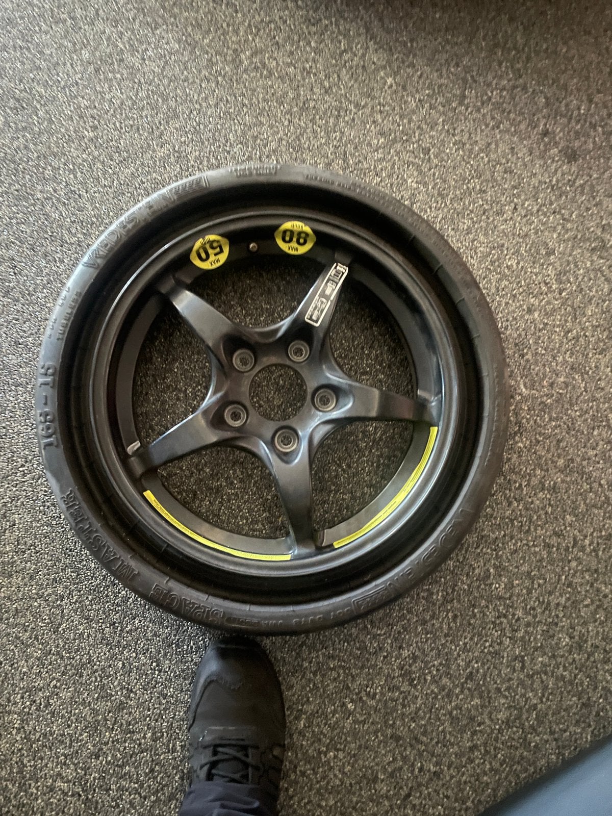 reservewiel  5x108 16 en 17 inch 5x114 15 inch 5 x100, Auto-onderdelen, Ophalen, 18 inch, Gebruikt, Banden en Velgen
