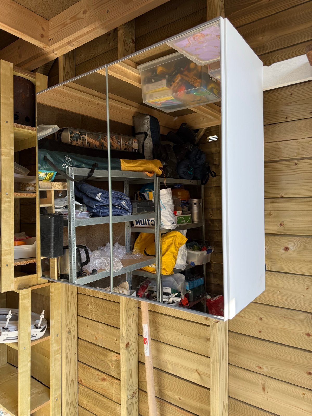 IKEA Enhet badkamerkast met spiegel, Ophalen, Gebruikt