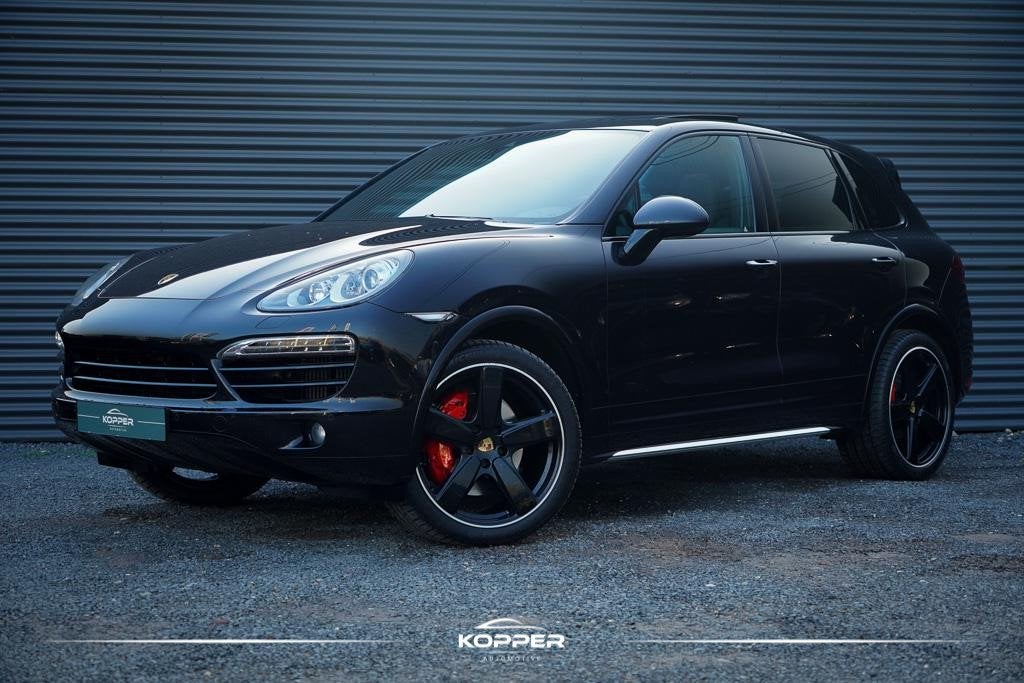 Porsche Cayenne 4.2 D S / Pano / Trekhaak / Bose / Keurige S, Auto's, Automaat, Gebruikt, 8 cilinders, Zwart