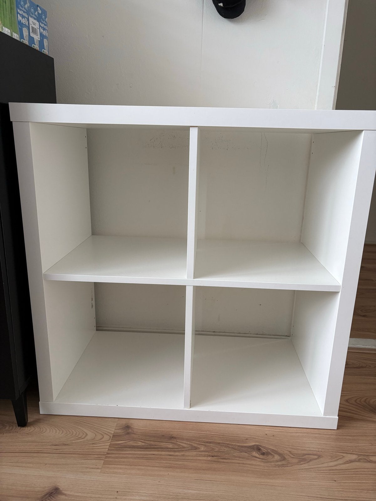 IKEA KALLAX Kast met 4 vakken - Wit, Huis en Inrichting, Kasten | Boekenkasten, Ophalen, 50 tot 100 cm, Zo goed als nieuw, Minder dan 100 cm