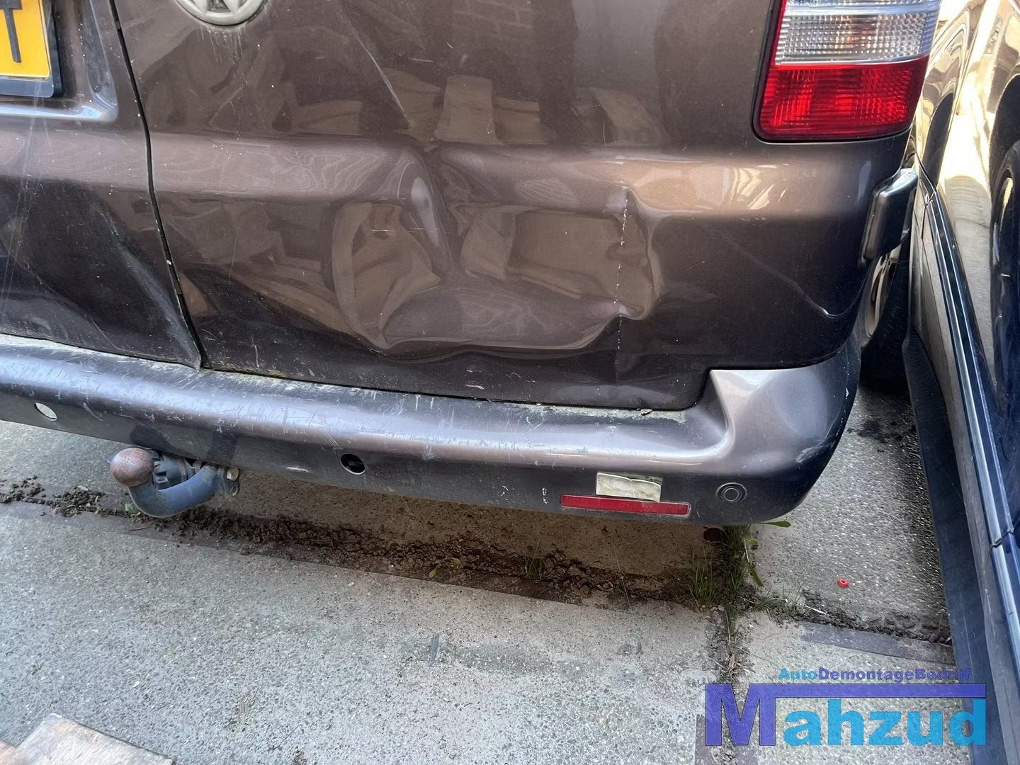 VW TRANSPORTER T5 5 bruin achterbumper 2003-2015, Gebruikt, Volkswagen, Volkswagen AG, Achter