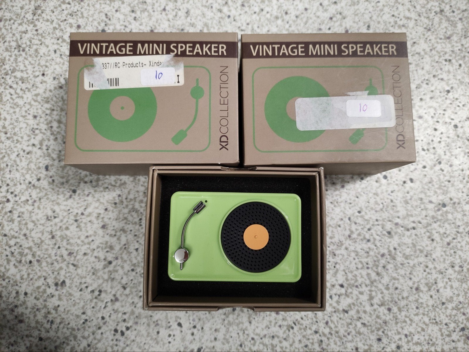 Lot mini speakers in vorm draaitafel, Ophalen of Verzenden, Nieuw