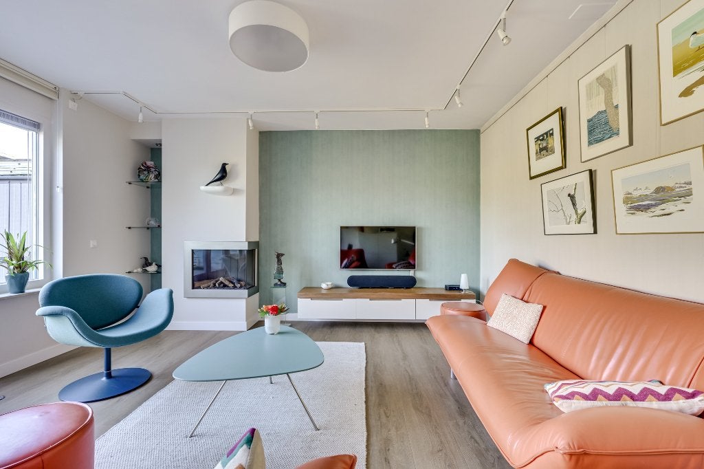 Leolux Tango 3-zits bank - eyecatcher (of als bankstel), Huis en Inrichting, Ophalen, Gebruikt, Driepersoons, 75 tot 100 cm