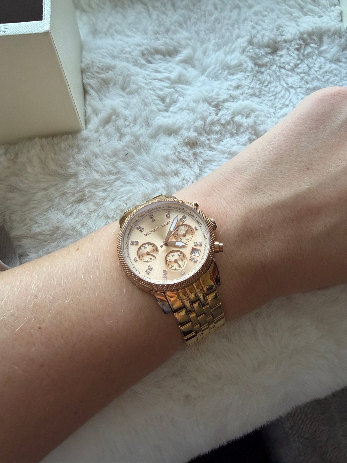 Michael Kors Horloge - goud, Overige merken, Staal, Gebruikt, Staal