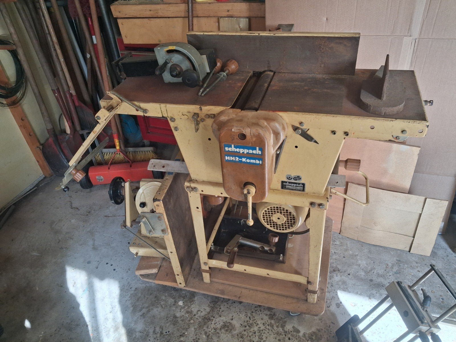 Scheppach HM2 Combi Houtbewerkingsmachine (1983), Ophalen of Verzenden
